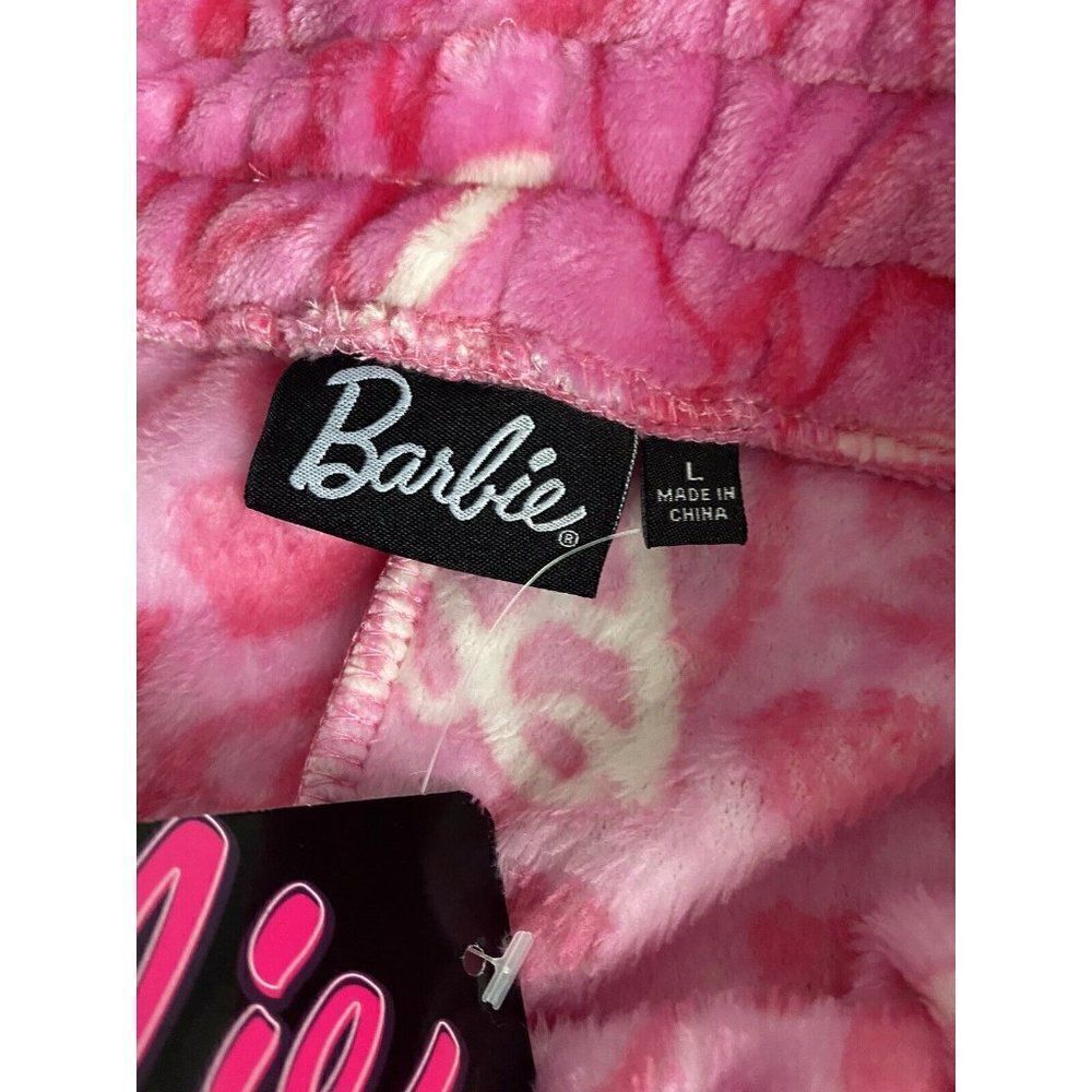 Barbie Apparel Women’s Sz L Hot Pink Logo Shorts Super Soft‎ With Pockets NEW - Picture 6 of 12